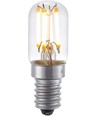 E14 3W dimmbare LED-Röhrenlampe - 5,5cm, Filament, 2500K, Klarglas