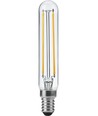 E14 4W dimmbare LED-Röhrenlampe - 11,5cm, Filament, 2500K, Klarglas