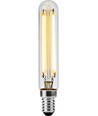 E14 4W dimmbare LED-Röhrenlampe - 11,5cm, Filament, 2500K, Klarglas