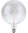 E27 6W XXL Globe LED-Lampe - G200, Spiral-Filament, 580lm, dimmbar, Klarglas