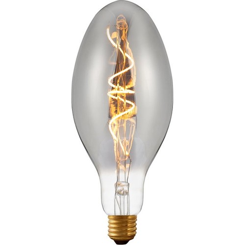 E27 4W dimmbare LED-Filamentlampe - Ellipse C100, Smoke, 2200K, 100lm