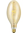 E27 4W dimmbare LED-Lampe - Big Flex Ellipse, 200lm, 2000K, Goldglas, Filament
