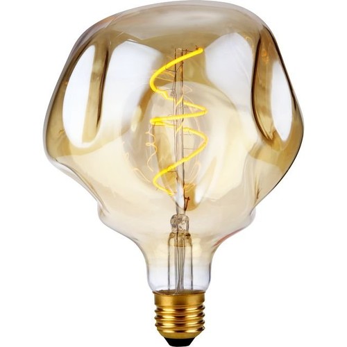 E27 4W XL Flex Mystery LED-Lampe - G125, dimmbar, 2000K, Goldglas, Filament