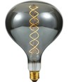 E27 6W dimmbare XXL LED-Lampe - R160, 180lm, Rauchglas, 2200K, Filament Flex