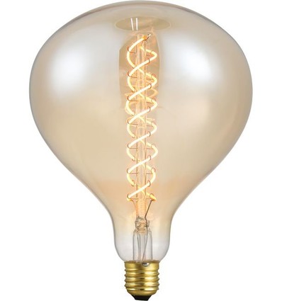 E27 6W XXL Flex R160 Filament-Lampe - 350lm, dimmbar, Goldglas, 2000K