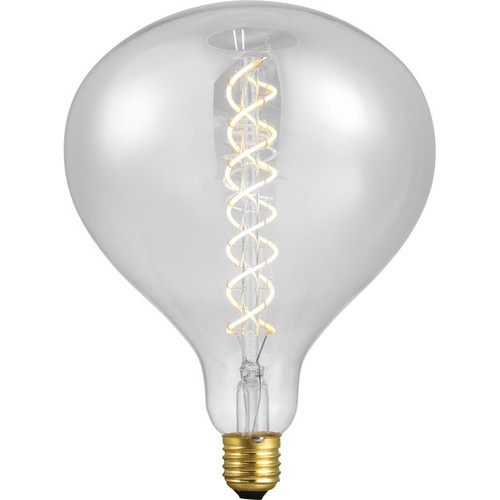 E27 5,5W dimmbare LED XXL Filament-Lampe - R160, 380lm, 2200K, Klarglas