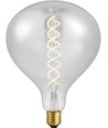 E27 5,5W dimmbare LED XXL Filament-Lampe - R160, 380lm, 2200K, Klarglas