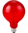 E27 4W dimmbare LED-Filament-Lampe - G125, Flex Globe, Rot, 60lm