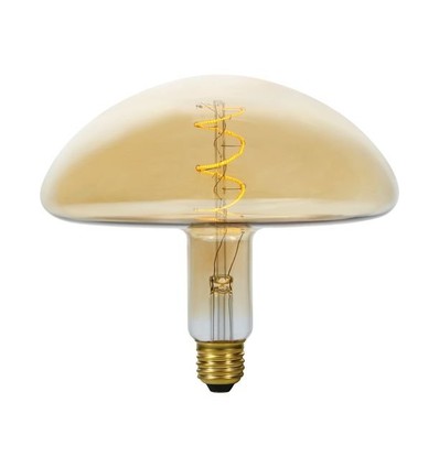 E27 4W dimmbare LED-Filament-Lampe - XL Flex Mush, 200lm, 2000K, Goldglas