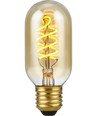 E27 5W dimmbare LED-Lampe - Filament Flex DH Tube, 2000K, Goldglas, 300lm