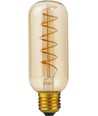 E27 4W dimmbare LED-Lampe - Flex AX Tube, 13cm, 2000K, Goldglas, Filament