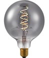 E27 4,5W dimmbare LED-Lampe - G125, Filament Flex, Smoke, 2200K, 150lm