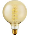 E27 4W dimmbare LED-Filament-Lampe - G125, Flex Globe, 200lm, 2000K, Goldglas