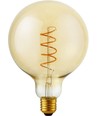 E27 4W dimmbare LED-Filament-Lampe - G125, Flex Globe, 200lm, 2000K, Goldglas
