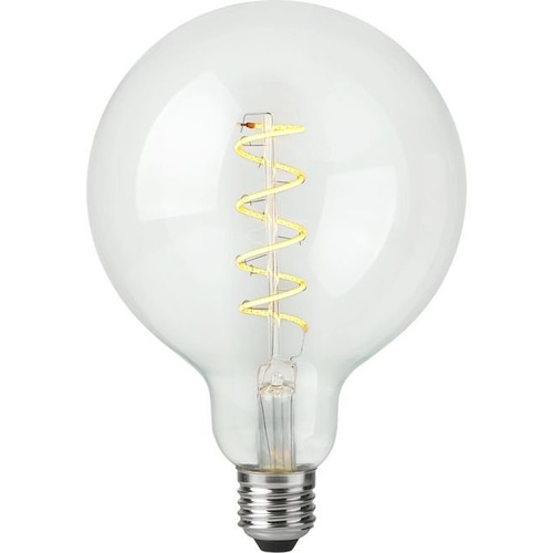 E27 4W dimmbare LED-Filament-Lampe - G125, Flex Globe, 2200K, 250lm, Klarglas