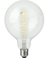 E27 4W dimmbare LED-Filament-Lampe - G125, Flex Globe, 2200K, 250lm, Klarglas