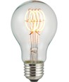 E27 4W dimmbare LED-Filament-Lampe - A60, Flex-Filament, 2200K, 210lm, Klarglas