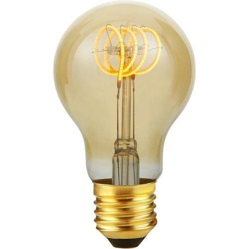 E27 4W dimmbare LED-Filament-Lampe - A60, Flex, Gold, 2000K, 210lm
