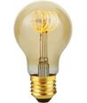 E27 4W dimmbare LED-Filament-Lampe - A60, Flex, Gold, 2000K, 210lm
