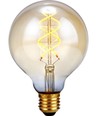 E27 5W dimmbare LED-Lampe - G95, Gold, Flex Double Helix, 2000K, 300lm