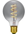 E27 4,5W dimmbare LED-Globelampe - G95, Rauchglas, 2200K
