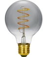 E27 4,5W dimmbare LED-Globelampe - G95, Rauchglas, 2200K