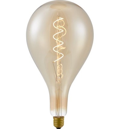 E27 4W XXL Filament LED-Lampe - A157, 2000K, Goldglas, dimmbar