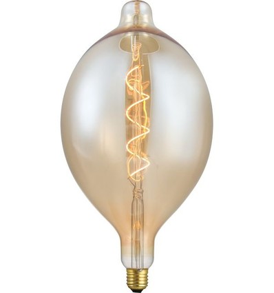 E27 4W XXL Flex Filament LED-Lampe - 34cm, 2000K, Gold, dimmbar