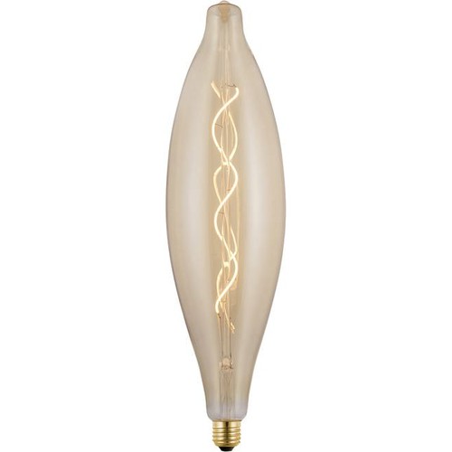 E27 4W XXL Flex-Filamentlampe - 44cm, 2000K, Goldglas, dimmbar