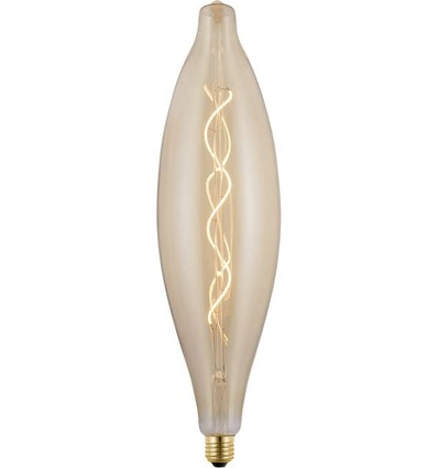 E27 4W XXL Flex-Filamentlampe - 44cm, 2000K, Goldglas, dimmbar