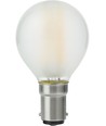 Ba15d 4W dimmbare LED-Tropfenlampe - G45, Filament, Mattglas, 2500K