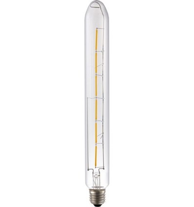 E27 5W dimmbare LED-Filamentlampe - Colorenta, 31,5cm, 2500K, Klarglas, 500lm
