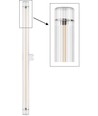S14d 4W dimmbare LED-Filament-Lampe - T30, 2200K, 240lm, Klarglas