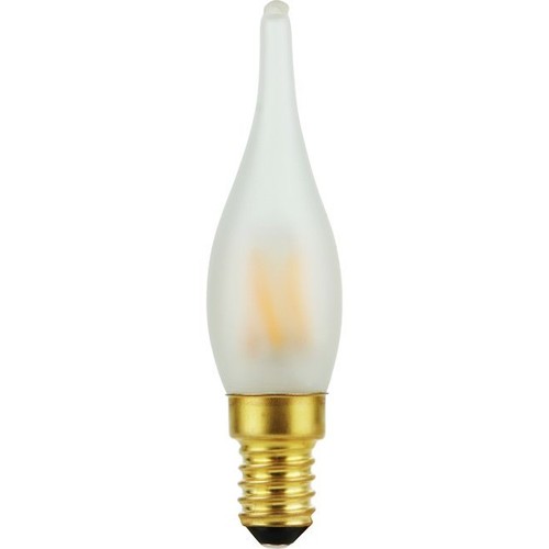 E14 1,8W dimmbare LED-Tropfenlampe - C23, Mini Tip Candle, 2000K, Mattglas