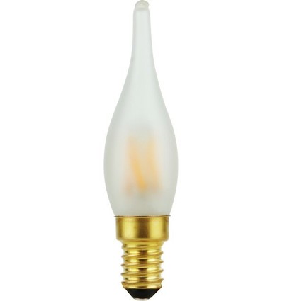 E14 1,8W dimmbare LED-Tropfenlampe - C23, Mini Tip Candle, 2500K, Mattglas