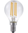 E14 4W Filament-Tropfenlampe, 24V - G45, 2200K, Klarglas, 270lm