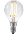 E14 4W Filament-Tropfenlampe, 24V - G45, 2200K, Klarglas, 270lm