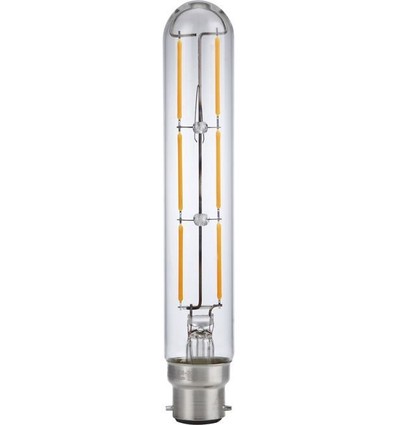 BA22d 5W dimmbare LED Colorenta Short Lampe - 17,1cm, 470lm, 2200K, Klarglas
