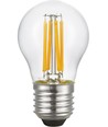 E27 4W Filament Tropfenlampe 24V - G45, 310lm, 2500K, Klarglas, AC/DC