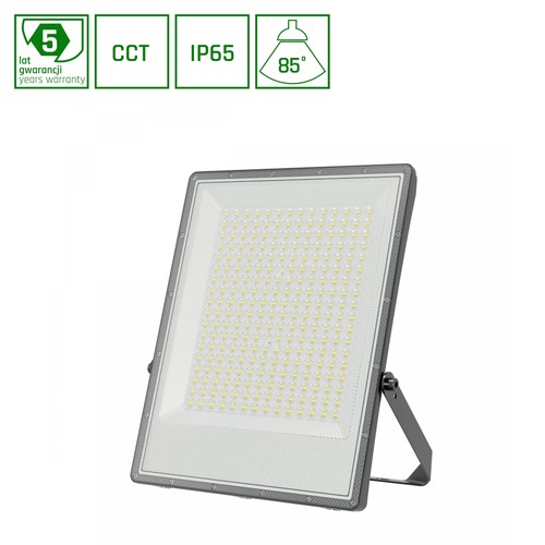 200W NOCTIS MAX CCT Flutlicht - IP65, 3 Lichtfarben, Grau, Außenbereich