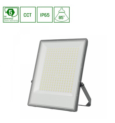200W NOCTIS MAX CCT Flutlicht - IP65, 3 Lichtfarben, Grau, Außenbereich
