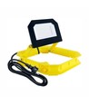 30W Flutlicht mit Ständer, Aufrollung und Haken - Arbeitslampe, 3m Kabel, Schuko-Stecker, IP65 für den Außenbereich