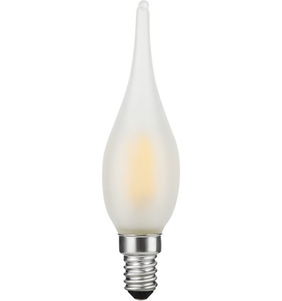 E10 1,5W LED Filament Kerzenlampe - C23, 90lm, 2500K, Mattglas