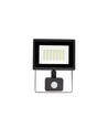 30W NOCTIS LUX 3 LED-Fluter mit PIR-Sensor - IP44, Neutralweiß, Schwarz