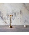 Wiederaufladbare LED-Tischleuchte mit kabellosem Laden - Gold, Touch-dimmbar, CCT, IP54