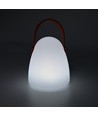 Wiederaufladbare RGB LED-Tischleuchte Ø12,8cm - Weiß, inkl. Fernbedienung, IP54 Außenbereich