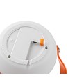 Wiederaufladbare RGB LED-Tischleuchte Ø13cm - Weiß, inkl. Fernbedienung, IP54 Außenbereich