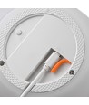 Wiederaufladbare RGB LED-Tischleuchte Ø13cm - Weiß, inkl. Fernbedienung, IP54 Außenbereich