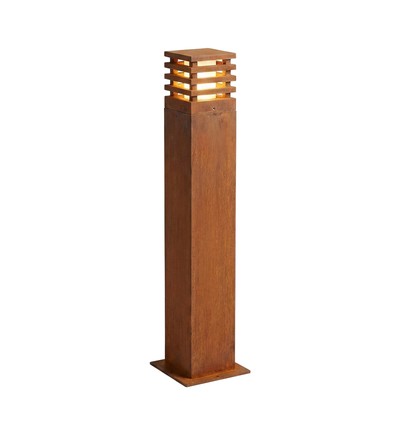 Corten 11W Gartenleuchte - 70 cm, IP65 Außenbereich, inkl. Leuchtmittel