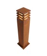 Corten 11W Gartenleuchte - 70 cm, IP65 Außenbereich, inkl. Leuchtmittel